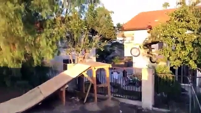 Motosiklet şovu felaketle bitti