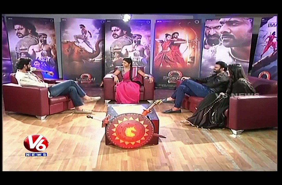 Bahubali Team Chit Chat With V6 Savitri - Full Fun Everyone must Watch