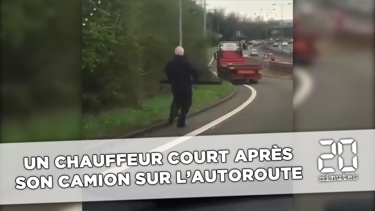 Angleterre: Un chauffeur court après son camion sur l'autoroute