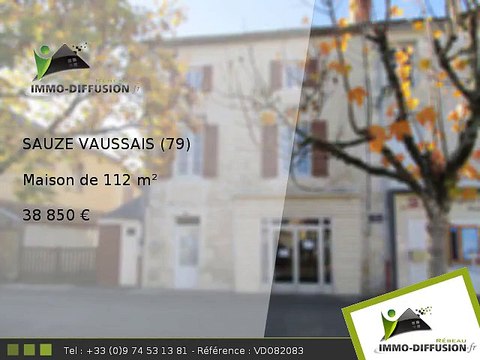 Maison A vendre Sauze vaussais 112m2 - 38 850 Euros