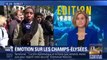 Attentat sur les Champs-Elysées: touristes et Parisiens viennent soutenir les policiers