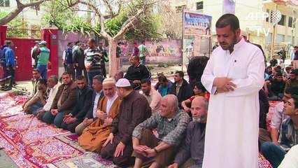 Gaza : prière de soutien aux détenus palestiniens