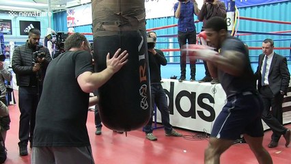 Anthony Joshua's left hook is terrifyingly powerful