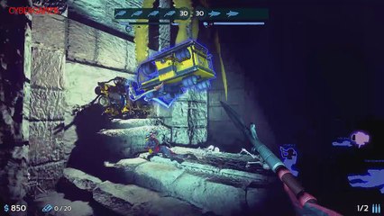 Depth shark game - temple map (playing as diver)