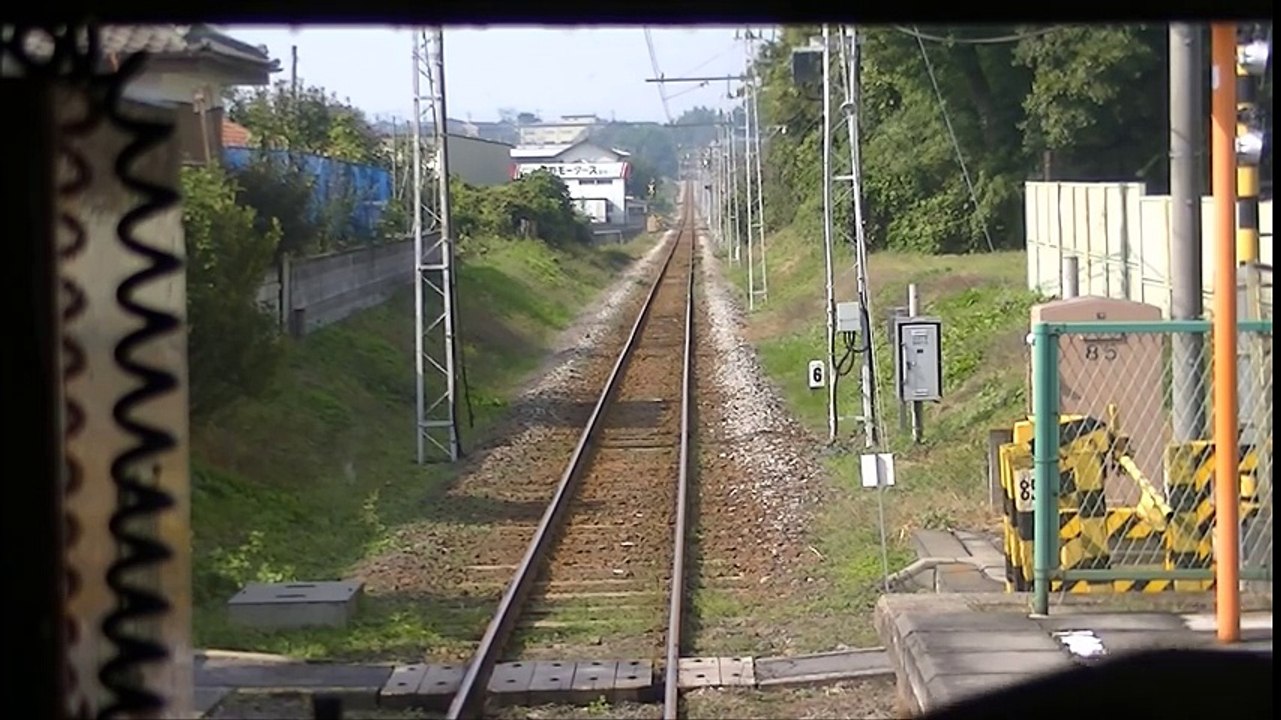 前面展望 上毛電鉄 デハ101 西桐生→中央前橋 2014 10 26 part 1/2
