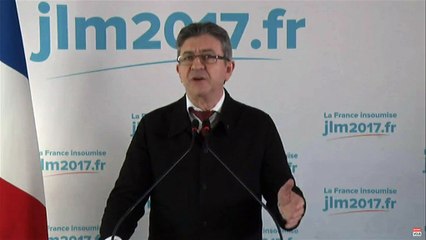 Après l'attentat des Champs-Elysées, Jean-Luc Mélenchon veut "achever dignement cette campagne électorale"