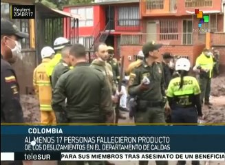 Colombia: continúa la emergencia en Manizales por las fuertes lluvias