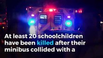 20 children killed in bus crash in South Africa