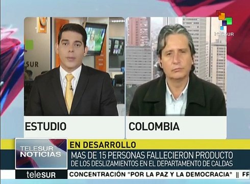 Colombia: lluvias dejan 17 muertos y 9 desaparecidos en Manizales