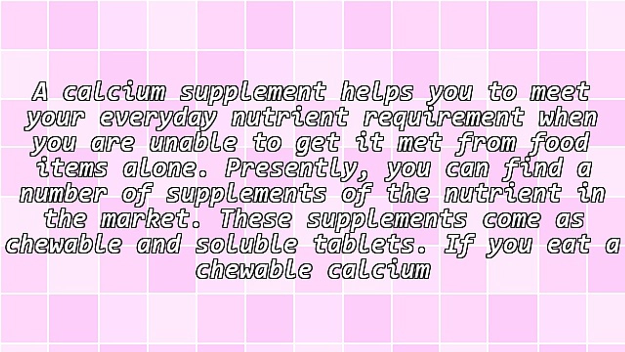 Everything You Wanted to Know About Calcium Supplements
