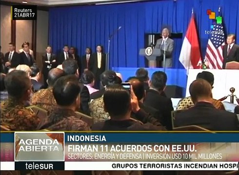 EEUU e Indonesia firman acuerdos de cooperación en energía y defensa