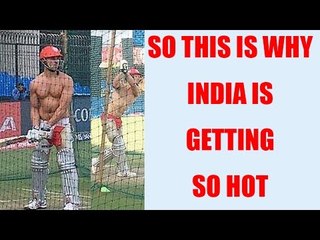 IPL 10 : Shirtless David Miller in the nets will make girls go weak in their knees | Oneindia News