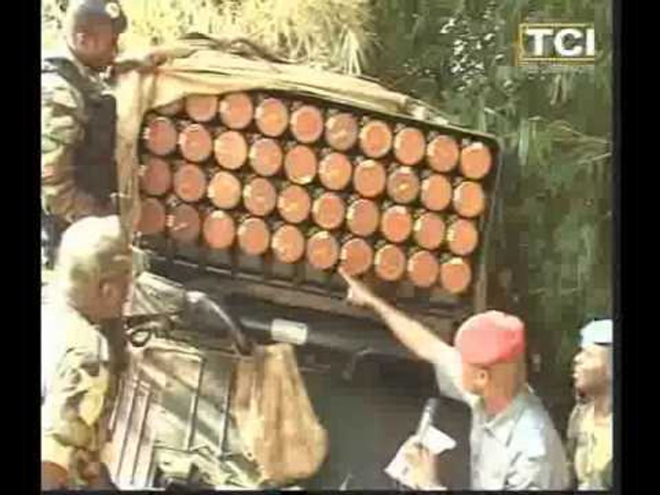 Découverte de nouvelles caches d'armes et d'importantes armes de Guerre par les FRCI