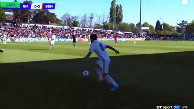 Daniel Gomez Alcon Goal HD - Real Madrid U19 1-3 Benfica U19 - 21.04.2017