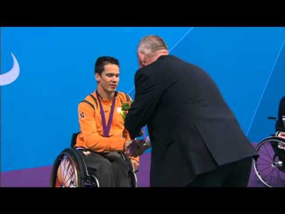 Swimming - Men's 50m Breaststroke - SB3 Victory Ceremony - London 2012 Paralympic Games