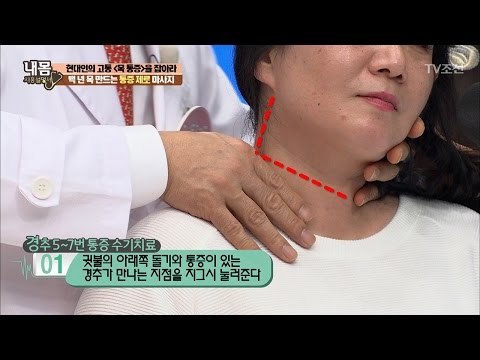 목 통증 한 방에 잡는 통증 제로 마사지! [내 몸 사용설명서] 139회 20170127