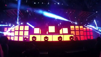 Justice - Stress Remix Live at Coachella Weekend 1