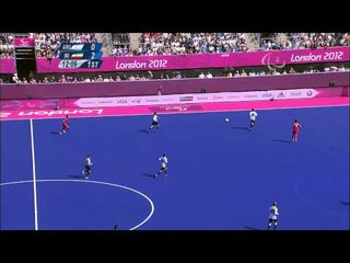 Football 7-a-side - ARG vs IRI - 1st half Men's Prelims A2 vs A4 - London 2012 Paralympic Games