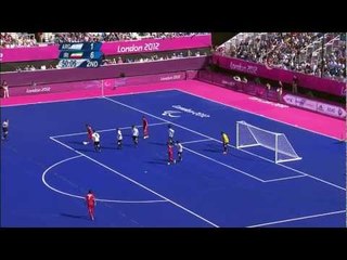 Football 7-a-side - ARG vs IRI - 2nd half Men's Prelims A2 vs A4 - London 2012 Paralympic Games