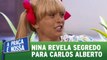 Nina revela segredo para Carlos Alberto | A Praça É Nossa (20/04/17)