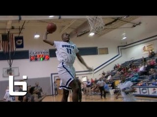 Gary Clark Puts on a Dunk Show in the 1st Round of NCHSAA State Playoffs