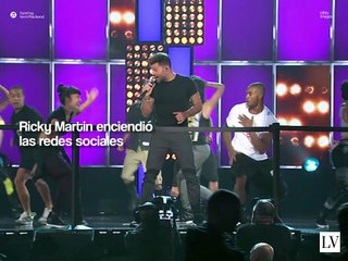 Ricky Martin enciendió las redes sociales