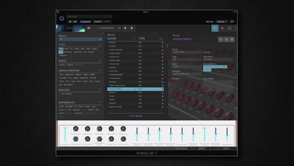 Démo audio Analog Lab 2 d'Arturia (Logic-Nation Magazine)