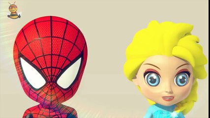 Princess ELSA Stomachache Because Of Eating Much Pizza ! Fun Kids Toys Superhero 3D Clay Animation_17