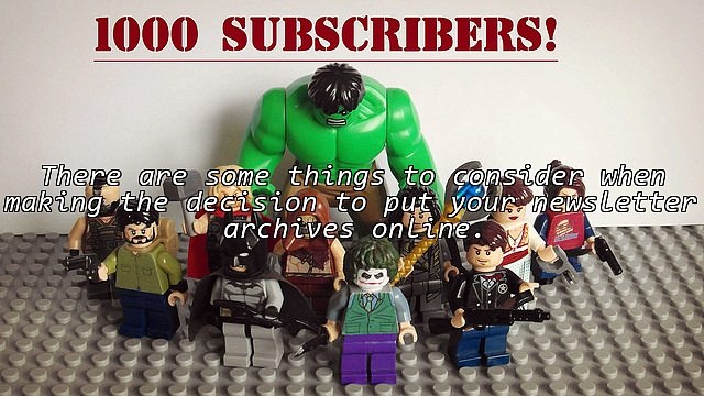 Why You Should Archive Your Ezines and Newsletters Online
