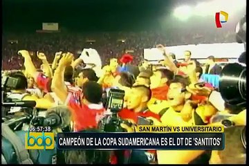 Miguel Llanos: campeón de la Sudamericana es el DT de los ‘Santitos’
