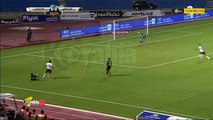 مدافع الاتحاد ينقذ كرة كهربا من قلب المرمى و يحرمه من هدف أول رائع