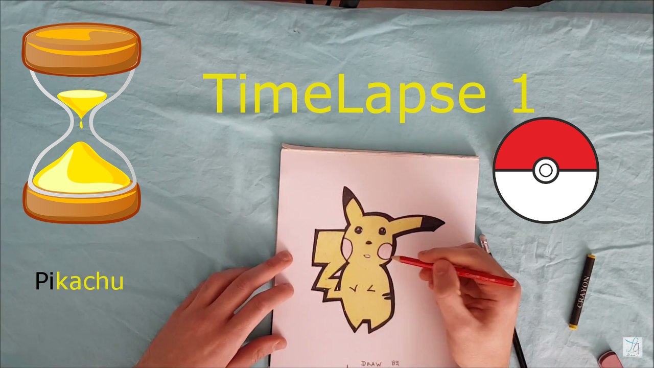 ⌛ DRAW - PIKACHU | POKEMON (TimeLapse 1) [Anime / Manga]