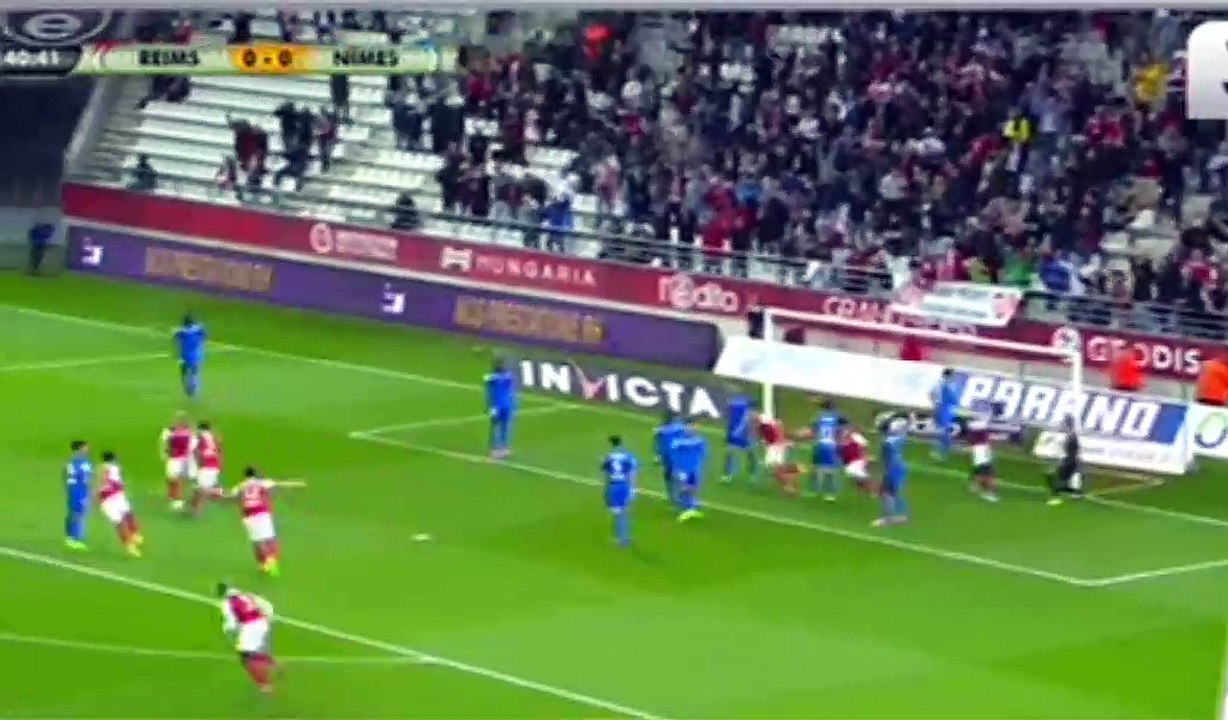 Gregorie Amiot Goal HD - Reims 1-0 Nimes - 21.04.2017