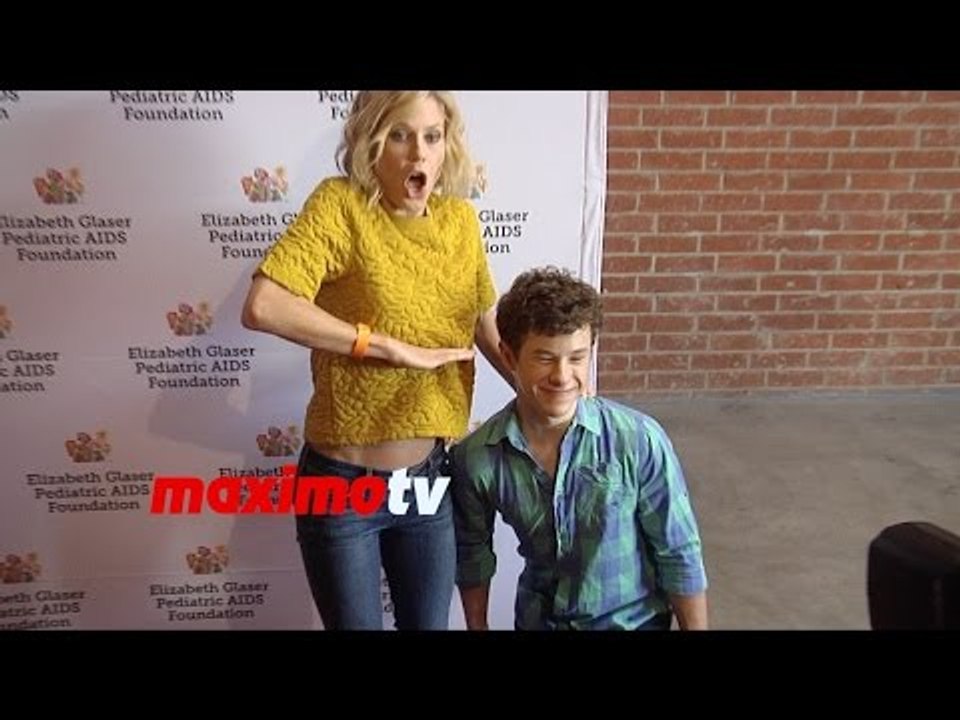 Julie Bowen & Nolan Gould | 2014 A Time for Heroes | Red Carpet | Modern Family