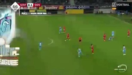 Franck Berrier Goal HD - Gent	0-1	Oostende 21.04.2017