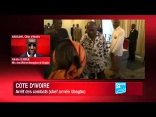 Alcide Djedje ministre ivoirien des Affaires trangres du President Gbagbo sur TV5