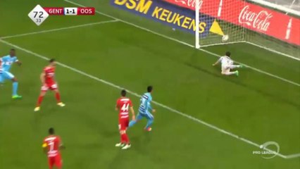 1-1 Yuya Kubo AMAZING  Goal -  AA Gent 1-1 Oostende - Jupiler League 21.04.2017