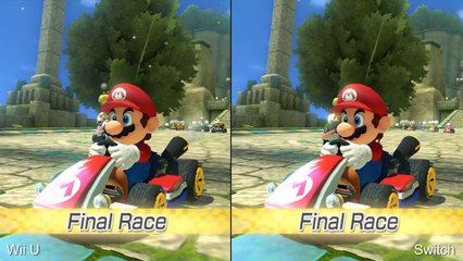 Mario Kart 8 Deluxe - Comparação versão Wii U e Switch