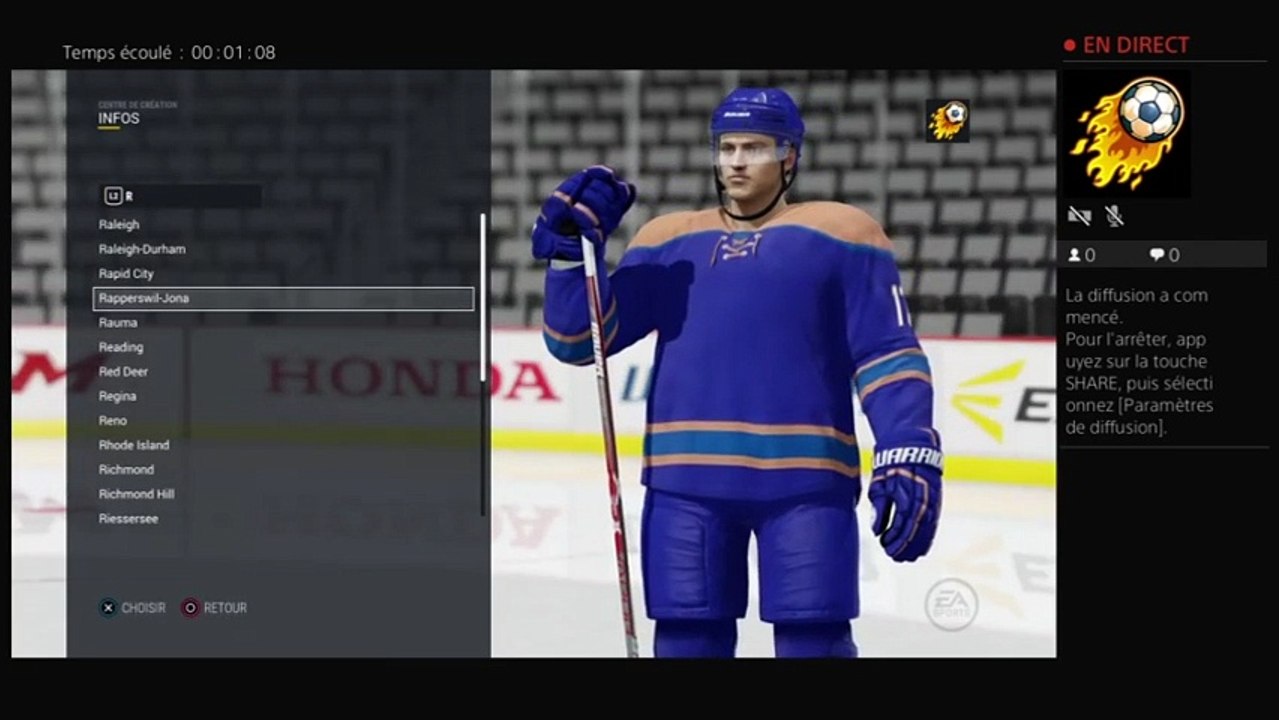 Ma tout première vidéo mickeyNHL:NHL17 création