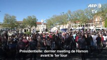 Présidentielle: dernier meeting de Hamon avant le 1er tour