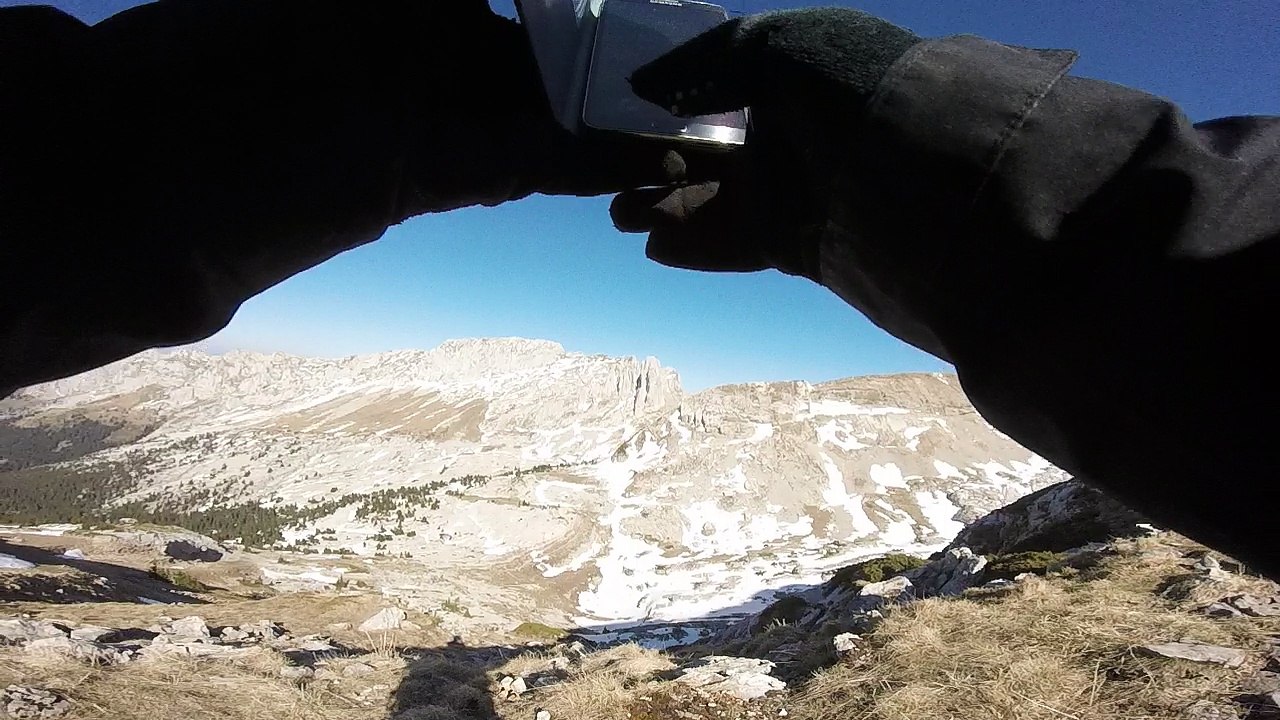 Seconde randonnée sur le massif du Vercors ce jeudi 20 avril 2017 on a fait 1920 m vidéo 7