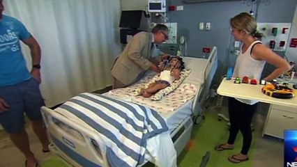 أطباء ينقذون طفلا انفصل رأسه عن جسده