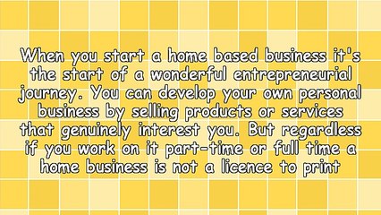 Top 3 Mistakes To Avoid When You Start A Home Based Business
