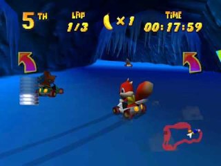 Snowflake Mountain Silver Coins & Boss (Diddy Kong Racing Playtrough)