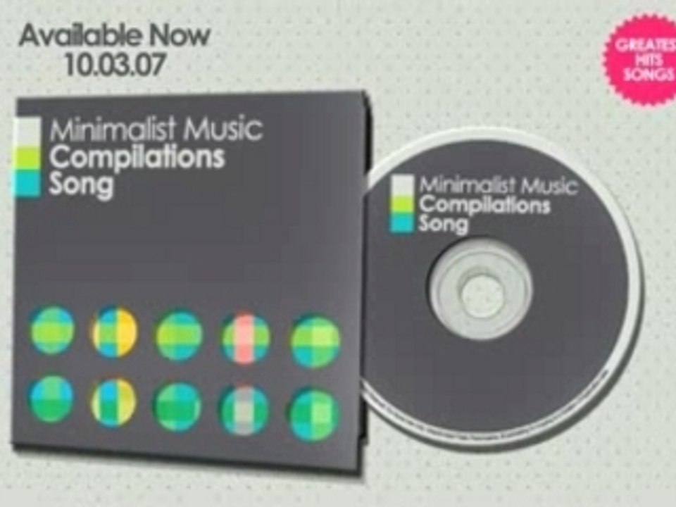 Packaging CD Cover Minimalism