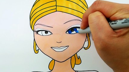 Download Video: Miraculous Ladybug Coloring Book Pages Chloe | Evies Toy House