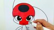 Miraculous Ladybug Coloring Book Pages Kwami Tikki Plagg | Evies Toy House