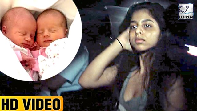 Shah Rukh Khan's Daughter Suhana Meets Karan Johar's Twins