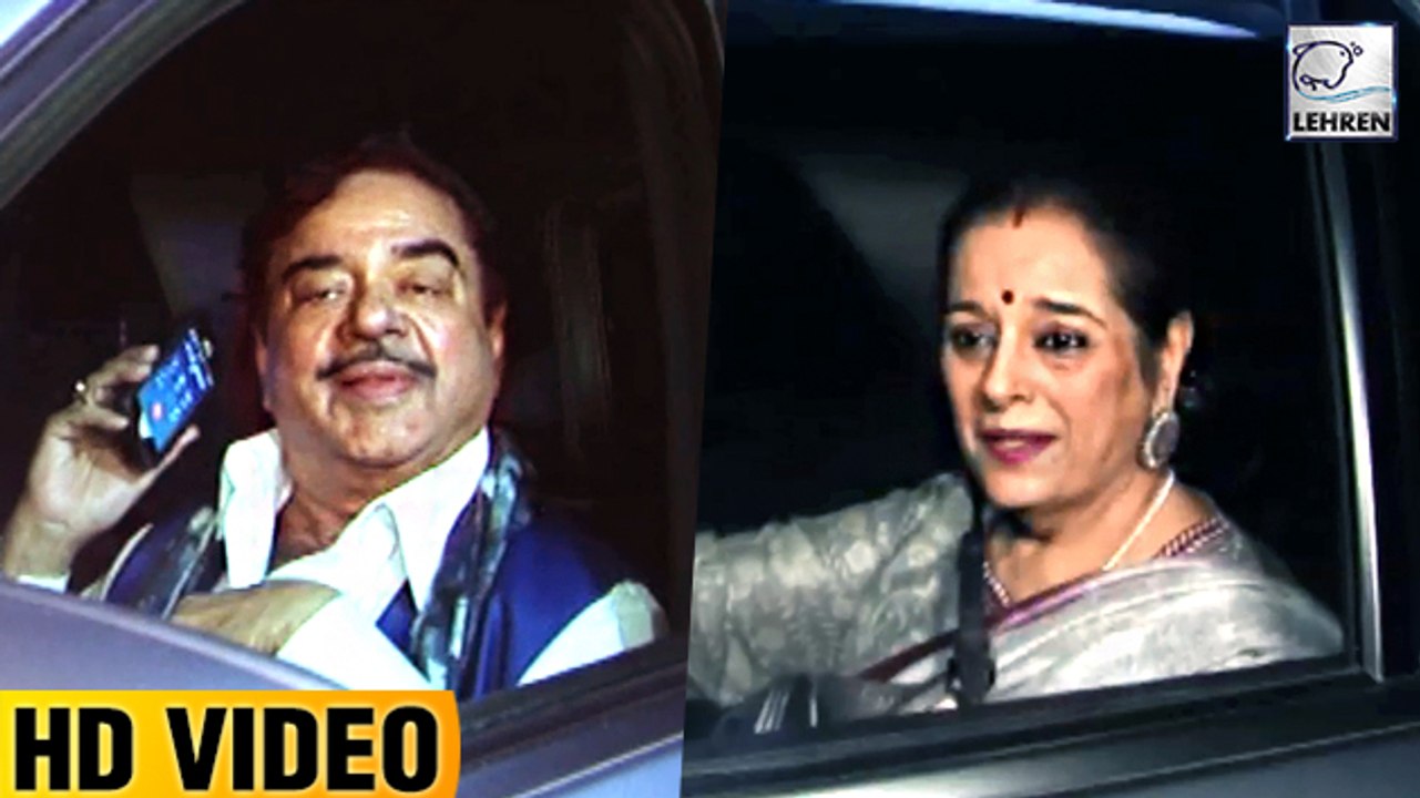Sonakshi Sinha's Family Attends 'Noor' Screening | Shatrughan Sinha