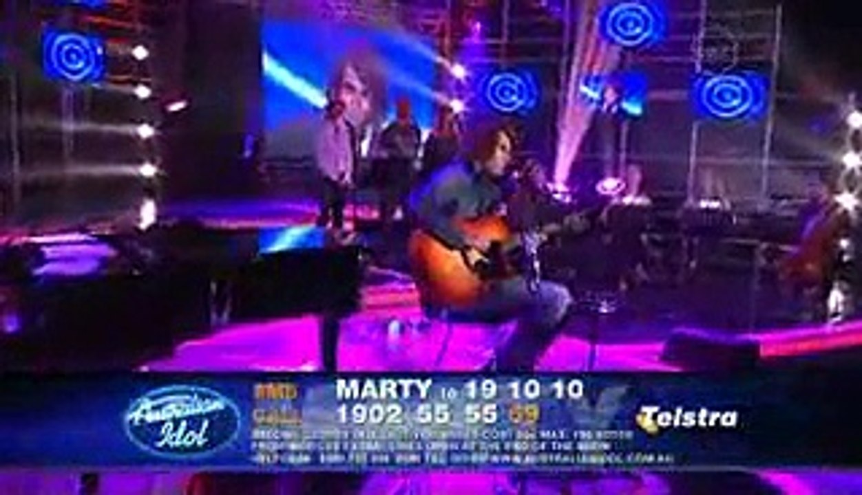 Australian Idol 5 - Marty Simpson  - Top 9 Performance